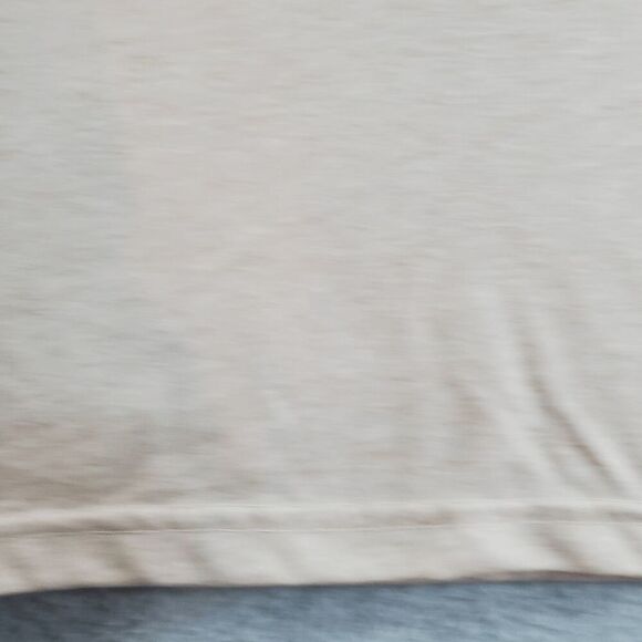 NordicTrack Shirt Mens 2XL Tan Raglan Heather Short Sleeve Logo Crew Neck Tee - Picture 3 of 9